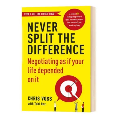 BUKU BANTUAN DIRI【Ready Stock】《Never Split the Difference》Chris Voss Tahl Raz Self Help Book English Book