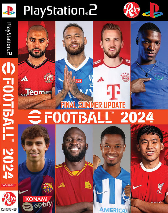 💿 แผ่นเกมส์ PS2 💿 E football 2024 FINAL SUMMER UPDATE PES 2024