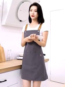 Tạp Dề Đa Năng Chống Thấm Nước Và Chống Dầu Cho Nam Và Nữ Thiết Kế Có Túi Lớn Tiện Dụng Màu Sắc Trơn Đơn Giản Thích Hợp Cho Nhà Bếp
