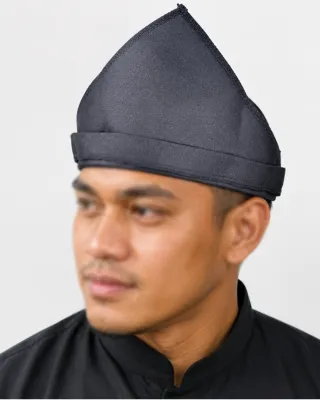 Silat Gayong Tanjak Tengkolok Hitam Latihan Practice Silat Malay Baju Martial Art Arts Black Uniform Head Kepala AB1008T