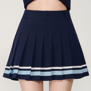 กางเกงเล่นกอล์ฟฤดูใบไม้ร่วง/ฤดูหนาวใหม่สำหรับผู้หญิง-เสื้อสเวตเตอร์แขนยาวทำจากผ้าขนสัตว์ถักอบอุ่นและสะดวกสบายยืดหยุ่นสูงการออกแบบให้เข้ากับสีได้ทันสมัยปรับปรุงบุคลิกของชุดสูทกีฬาที่มีมาตรฐานสูง