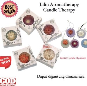 (BISA COD) PROMO Lilin Aromatherapy Lilin Bunga Aroma Ruangan / Pengharum Gantung Bunga / Gantungan Aroma Terapi Ruangan Scented Wax Sachet / Penyegar Ruangan Tahan Lama