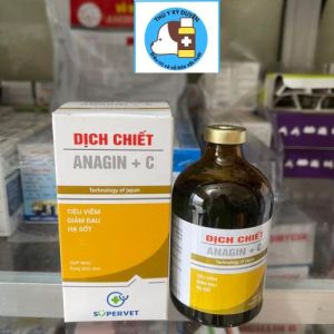 Dịch chiết Anagin cho thú cưng 50 Chai 100ML Giảm Đau Hạ Sốt Tăng Cường Sức Đề Kháng Cho Mọi Vật Nuôi (Hàng Chuẩn Cty)