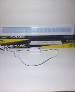 (BERKUALITAS) lampu led gantung aquarium ARMADA 3baris BIRU PUTIH AP-P300400500 20CM30CM50CM/ LAMPU LED PENERANGAN AQUARIUM