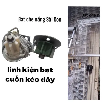 Phụ kiện bạt cuốn/bạt thả kéo dây - phụ kiện lắp bạt cuốn ban công