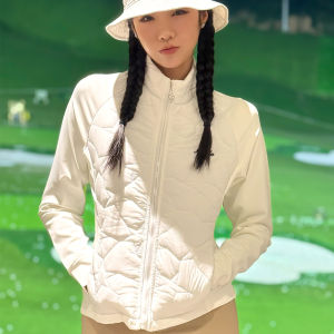 Của phụ nữ dài tay nút xuống áo thun với dây kéo cho mùa thu và mùa đông Golf mặc lót bằng vật liệu cách nhiệt cho Windproof và bảo vệ ấm áp thoải mái cao Ngoài trời chất lượng giải trí trang phục thể thao.