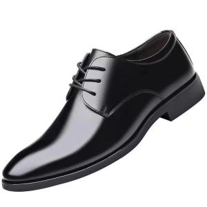Size 39-44 Mens British Style Wedding Shoes Business Suit Leather Shoes Casual Slip-on Shoe Loafers