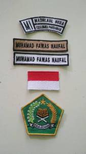 Set Logo Bordir Kementrian Agama RI Bet /Emblem Bordir Ikhlas Beramal Bordir Cepat Kilat