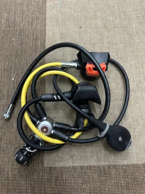 Preloved regular set for scuba diving
