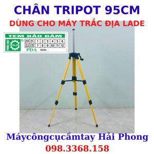 CHÂN MÁY TRẮC ĐỊA LADE 95CM ( CHÂN TRIPOT ) . CHÂN MÁY BẮN CỐT LADE 95CM.