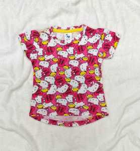 💖R/Stock💖Kids Girls Premium Cotton T-shirts/Top (KT) 女童优质白搭上衣