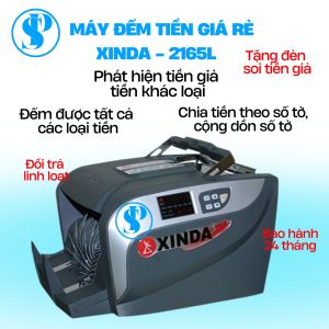 Máy đếm tiền ngân hàng XD 2165L máy đa chức năng siêu bền bảo hành 18 tháng