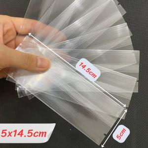 Bộ 100 Túi Đựng Bánh Kẹo Dinh Dưỡng Hàn Miệng Nhựa Trong Suốt 5.5x15cm