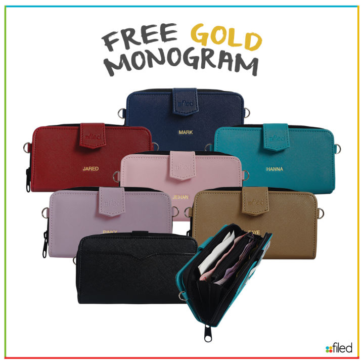 Filed Snapper Sling Leatherette Sling Bag For Women Bills Wallet Card ...