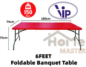 Multi functional & Portable 2 Way Folding Table Foldable Banquet Table 4ft/5ft/6ft  Event / Catering / Hall / Buffet Folding Table Pasar Malam Meja  Lipat Mudah Alih Meja Makan 折叠桌子" Niaga