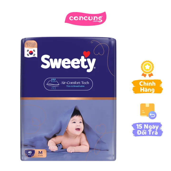 Tã quần Sweety cỡ M 40 miếng