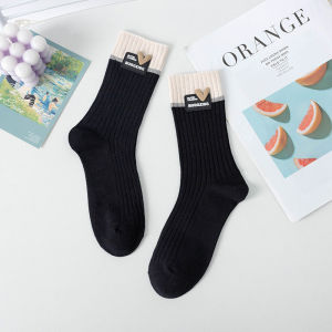 💖LH Shoes💖ถุงเท้าผู้หญิง ถุงเท้าโดปามีน รูปหัวใจ ถุงเท้า jk แฟชั่นฤดูร้อน สวมใส่สบาย