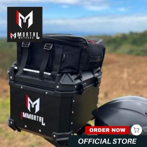 Immortal Top Box Bag Black with Reflector