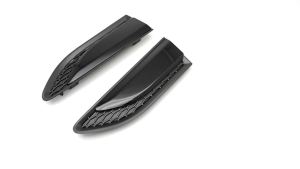 Car Glossy Black Front Side Fender Grille Vent LR066243 LR066244 For Land Rover Discovery Sport L550 2015-2021 GrayBlackSilver