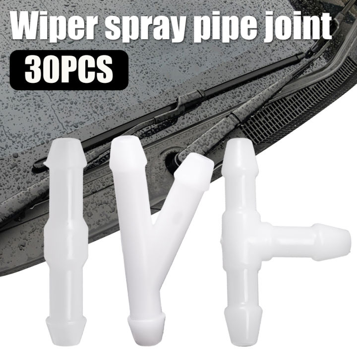 Wiper Spray Pipe Joint 3 Style T Y I Type Car Windshield Washer Pipe