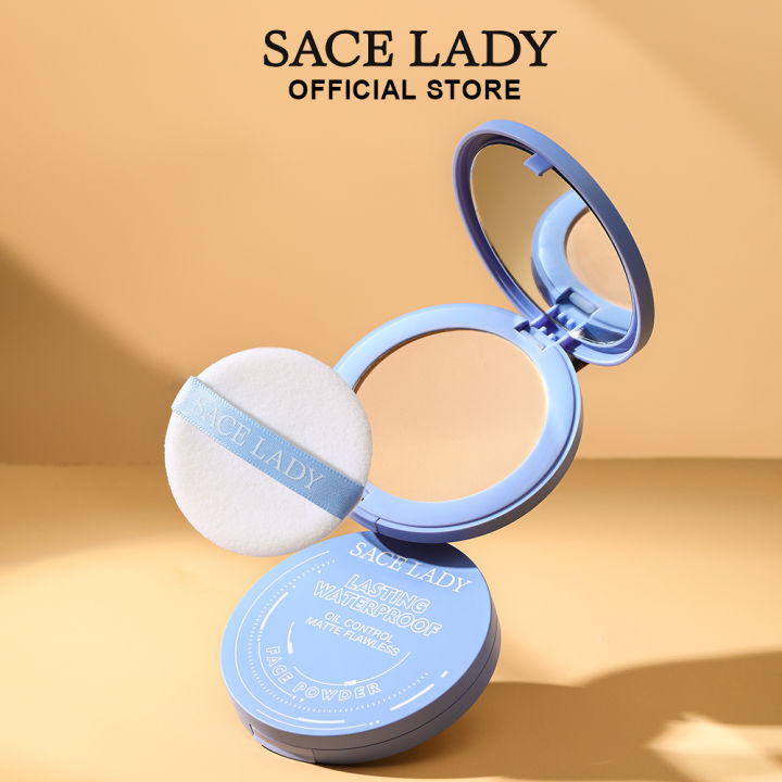 SACE LADY Waterproof Oil Control Face Powder Matte Long Lasting