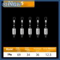 SHNGki 5PCS 10G 15G 20g 25g 30g 40g 50g 60g chì Sinker lõm dưới Roadrunner giảm dần sinkers câu cá nối giải quyết. 