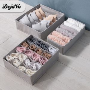 COD Dejavu Storage Box Penyimpanan Baju Sekat Pakaian Box Pakaian Dalam Kaos Kaki Kotak Penyimpanan Pakaian Organizer Baju Celana /Laci penyimpanan /sekat laci storage box/sekat lemari pakaian/box sekat lemari HSB214