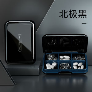 HKStorage Hộp Đựng Thuốc Chống Thấm Nước 6 Ô Hộp Đựng Thuốc Du Lịch Hộp Đựng Vitamin Hộp Nhựa Hộp Đựng Viên Nén Cho Máy Tính Bảng