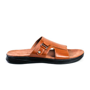 Sandal Slop Pria Slip On Sandal Kulit Slide Sandal Selop Distro AR-03