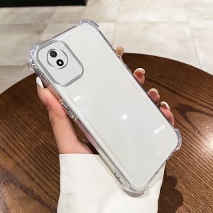 Case for VIVO Y02 5G 2022 vivo y02t y02a phone casing Softcase Silicone shockproof Cover new design aesthetic clear with holder SJSFHZJ01