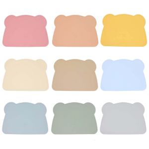 Non-Slip Table Mat Kids Silicone Placemat Baby Placemats for Kids Toddler Children Reusable Baby Mats for Home