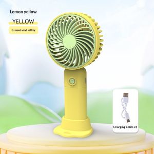 SEA JJT Quạt mini cầm tay dùng sạc USB hoạt động êm ái với 3 mức gió phù hợp cho văn phòng ký túc xá du lịch và sinh viên