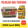 KING BEEF BBQ JAPANESE - ( HARGA 1 RENCENG ). 