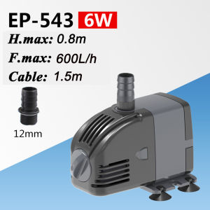 6W-60W Submersible Aquarium Water Pump Fish Tank Powerhead Fountain Hydroponic Aquarium Circulation With Nozzle Small Cycle Filter Fish Tank Powerhead Fountain Hydroponic Pond Air Pump