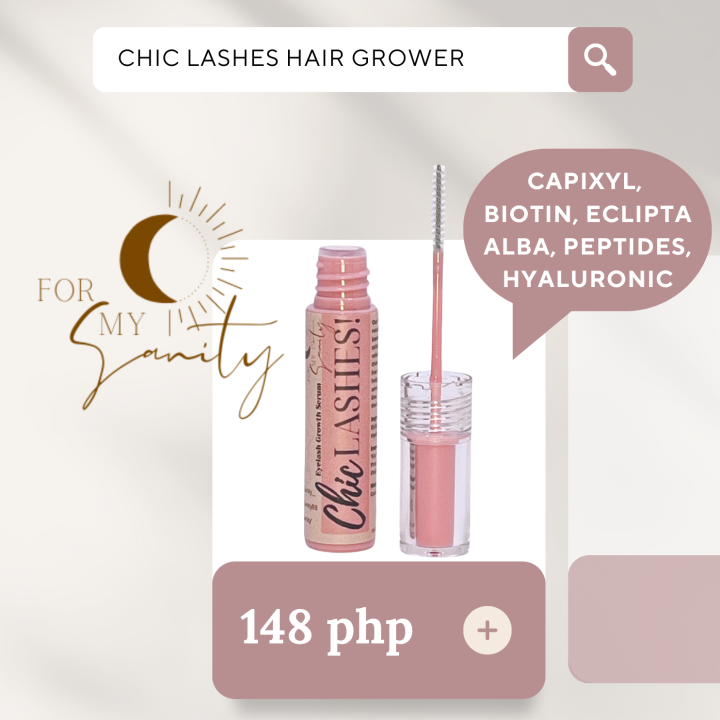 Chic Lashes - Eyelashes Growth Serum - Capixyl 5% & Biotin | OFFICIAL ...