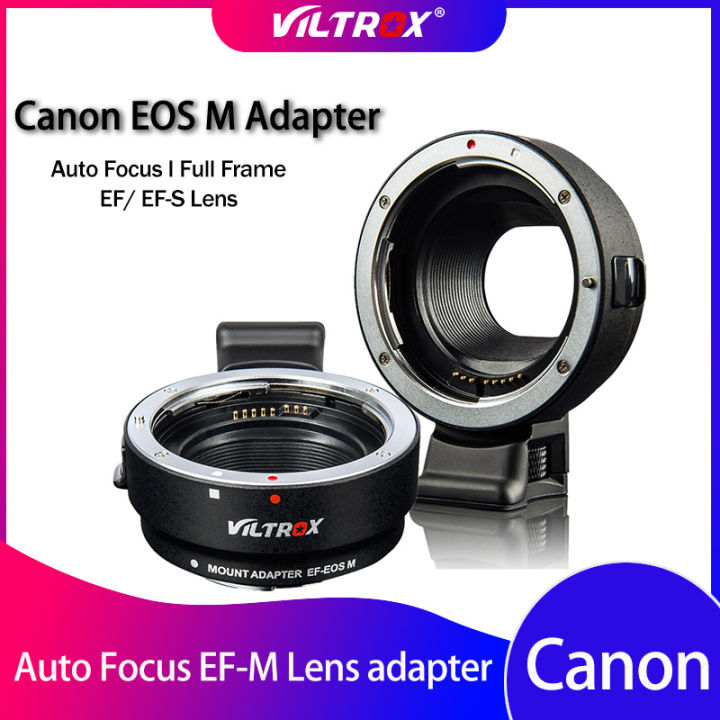 Viltrox EF-EOS M Electronic Auto Focus EF-M Lens adapter for Canon EOS EF  EF-S Lens to EOS M M2 M3 M5 M6 M10 M50 II M100 Camera