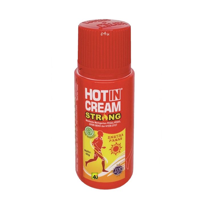 Hotin Cream STRONG - Krim Hangat Pereda Pegal Nyeri Sendi - 60gr BOTOL ROLL