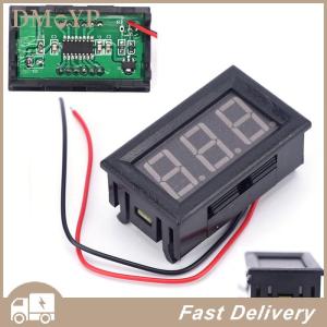 [DMYP] เครื่องวัดแรงดันไฟฟ้าขนาดเล็กทดสอบแบตเตอรี่ DC 0-30V รถยนต์สีแดง LW szus