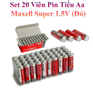 Pin Tiểu Aa Maxell Super 1.5V (Đỏ)