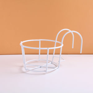 【On Sale】Garden Hanging Plant Iron Racks Balcony Plant Stand Flower Pot Holder Plant Rack