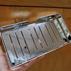 INOX 304 KỆ LỚN ĐỰNG XÀ PHÒNG VÀ DẦU GỘI GẮN TƯỜNG