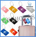 WESHOP88 1pcs Aluminum Alloy Waterproof Luggage Tag Travel Suitcase Bag Name Address Label Travel Accessories. 