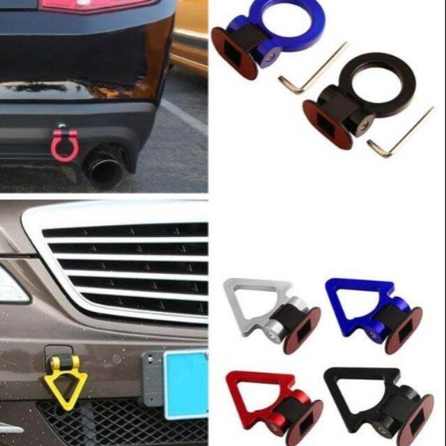 1pc Universal Car Dummy Tow Towing Hook Rear Bumper Body Kit 