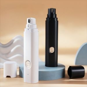 JUTBONG 2 Model Electric Pet Nail Clippers with Led Lighting USB Charging Dog Cat Nail Trimmer Portable Pet Grooming Tools Pet Nail Grinder