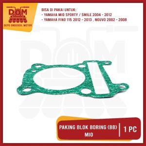 Paking Blok Boring Bawah Mio Karbu (PSP) Gasket BB Packing AJS Block Seher Seker Yamaha Mio Sporty