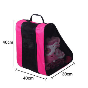 Roller Skates Storage Bag Visible Window Roller Skate Carry Bag Breathable Inline Skate Handbag