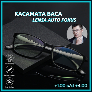 Kacamata Baca Plus Auto Fokus Anti RAdiasi Pria Wanita