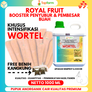 Pupuk Topfarm / Pupuk Pembesar Umbi Wortel / Pupuk Cair Pembesar Umbi Wortel / Pupuk Penyubur Wortel / Pupuk Khusus Wortel / Pupuk Pembesar Buah Wortel