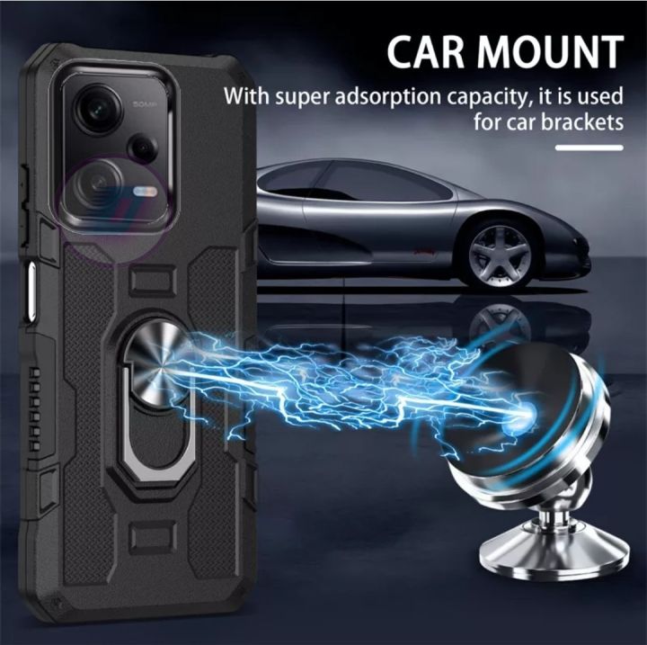 Xiaomi%20Redmi%20Note%2012%20Pro%205G%20Casing%20Hard%20Case%20Ring%20Armor%20Robot%20Case%20Kickstand%20Hybrid/Hit%20Ring%20Case%20Holder%20Premium%20-%20Image%205