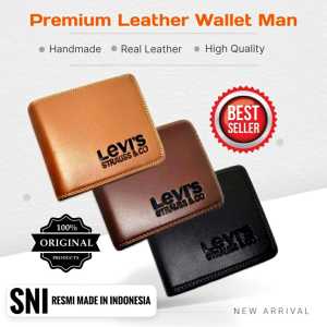 DOMPET KULIT PRIA LEATHER PREMIUM MODE TANGGUNG 3/4 HIGH QUALITY LOKAL PRODUCT SNI BEST SELLER COD BISA BAYAR DITEMPAT